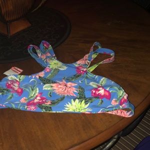 Bikini top florals brand new NWT